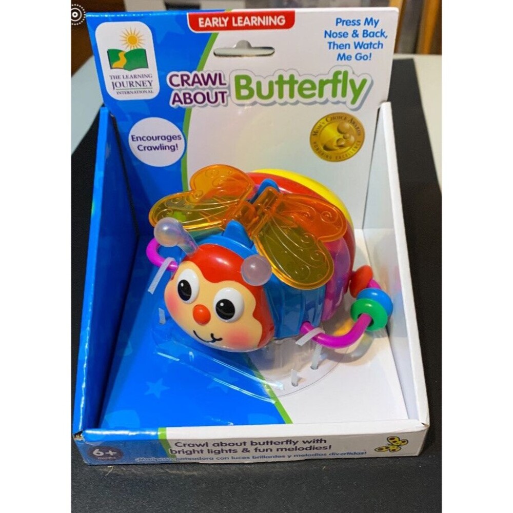 Early Learning Crawl about Butterfly Lights Up￼ With Fun Melodies. ￼